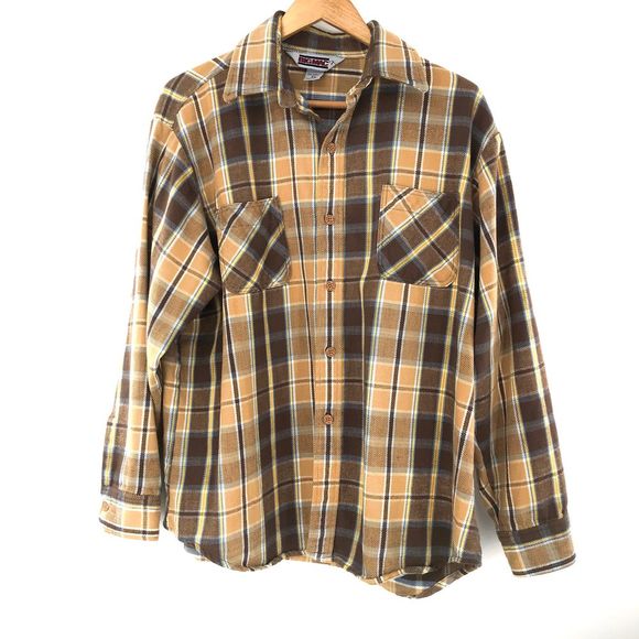 Big Mac Other - Big Mac Vintage Plaid Flannel Button Down Shirt